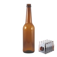 Бутылка пивная «Лонг», коричневое стекло, 0,5 л кейс 20 шт